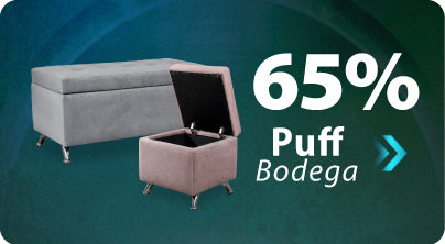 65% en puff bodega