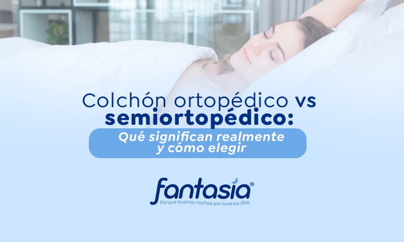 colchón ortopedico y semiortopedico