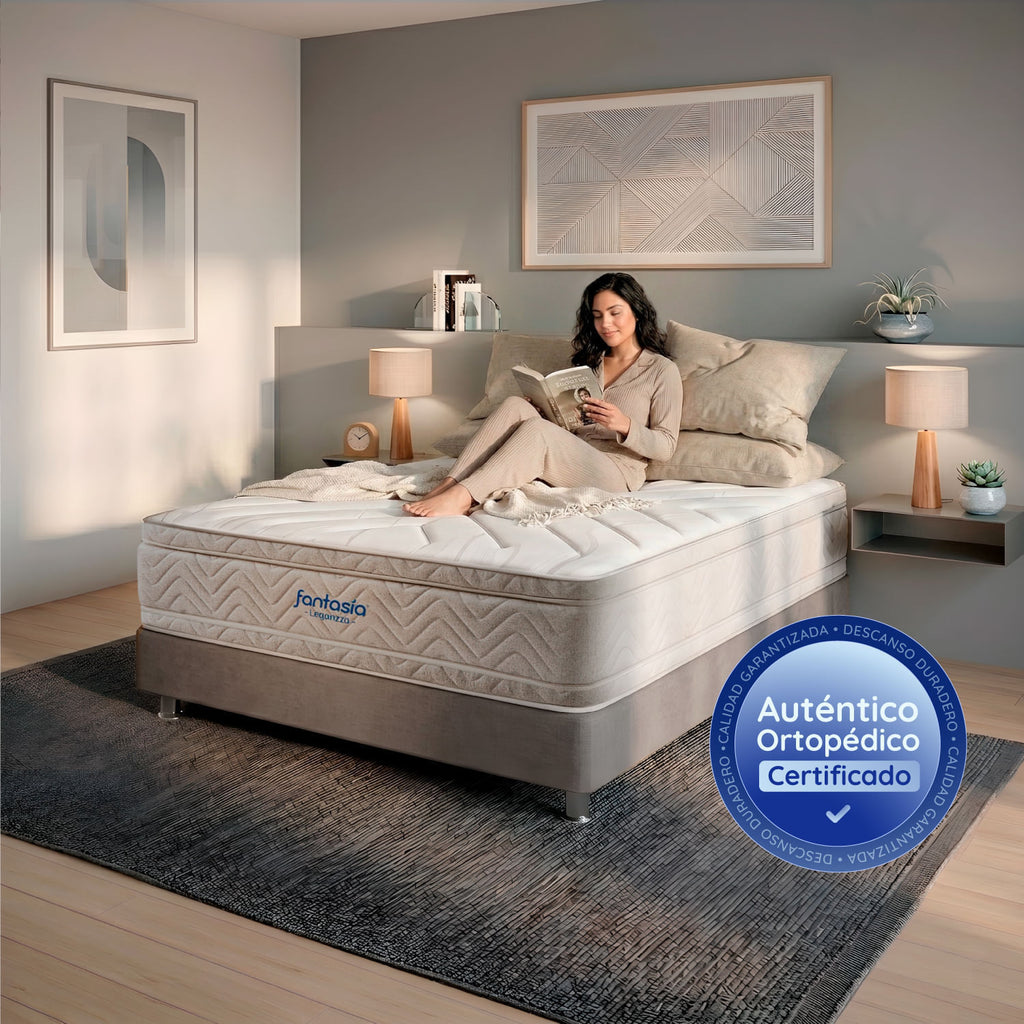 Colchón Leganzza Doble Pillow