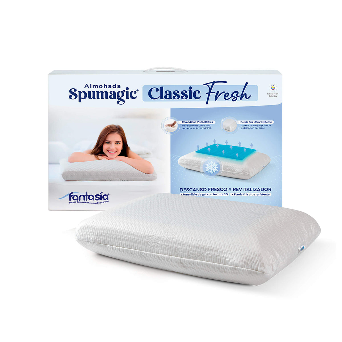 Almohada Spumagic Classic Fresh - Caja Imagen principal del producto