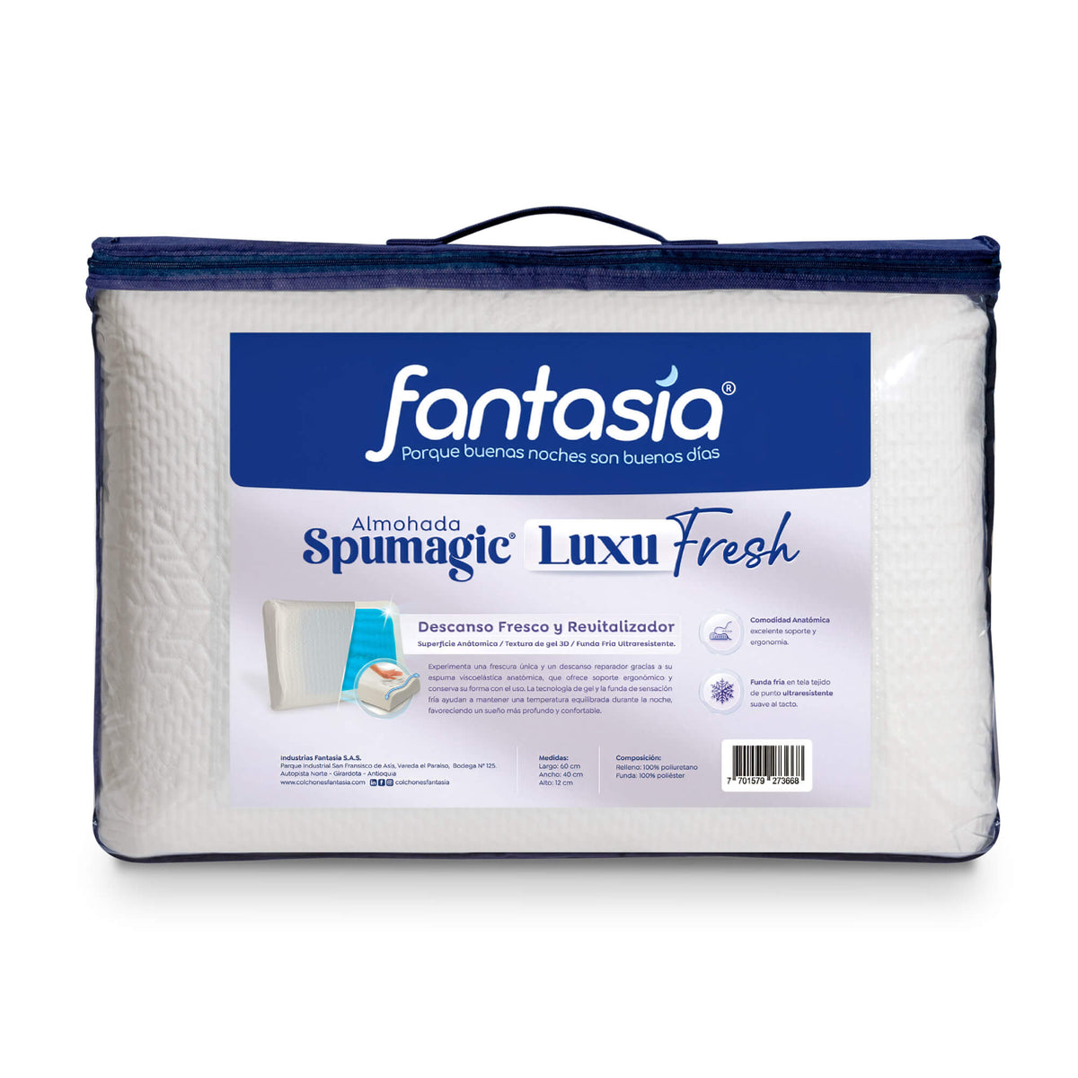 Almohada Spumagic Luxu Fresh Imagen principal del producto