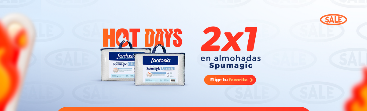 Hot Days: 2x1 en almohadas Spumagic
