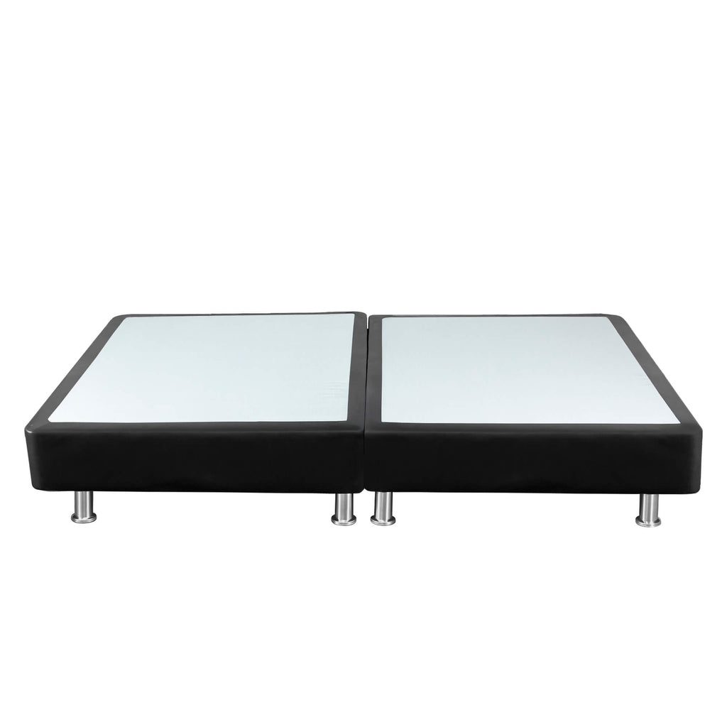 Base Cama Ultra Dividida Tipo Cuero