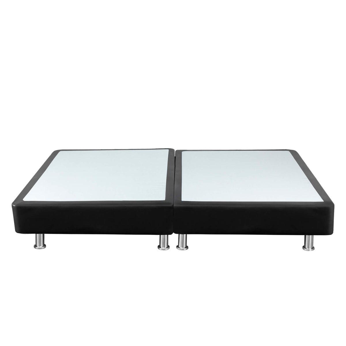 Base Cama Ultra Dividida Tipo Cuero