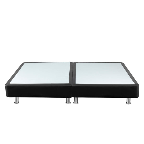 Base Cama Ultra Dividida Tipo Cuero