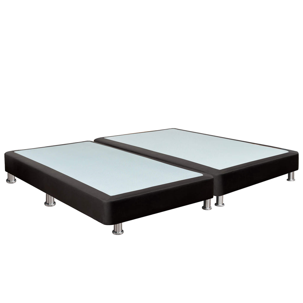 Base Cama Ultra Dividida Tipo Cuero