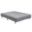Base Cama Ultra Tipo Lino, color Gris