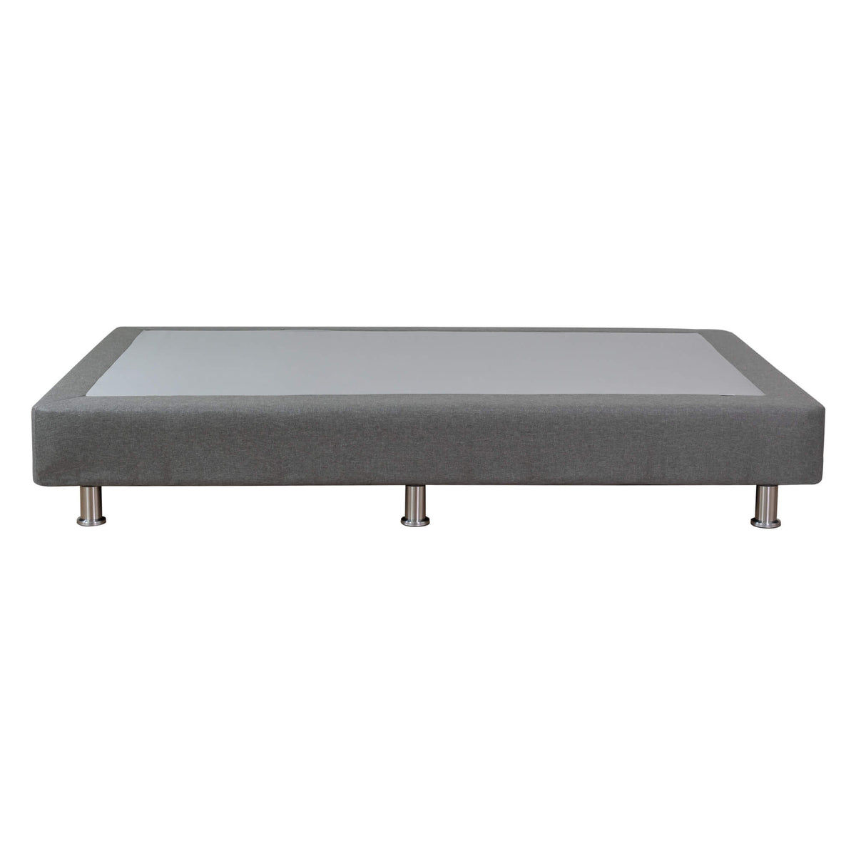 Base Cama Ultra Tipo Lino, color Gris