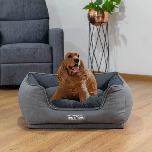 Cama Comfy Luxu 75x62, color Gris