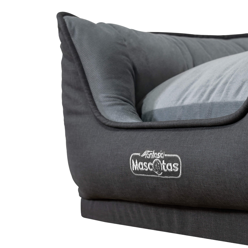 Cama Comfy Luxu 90x62, color Plomo