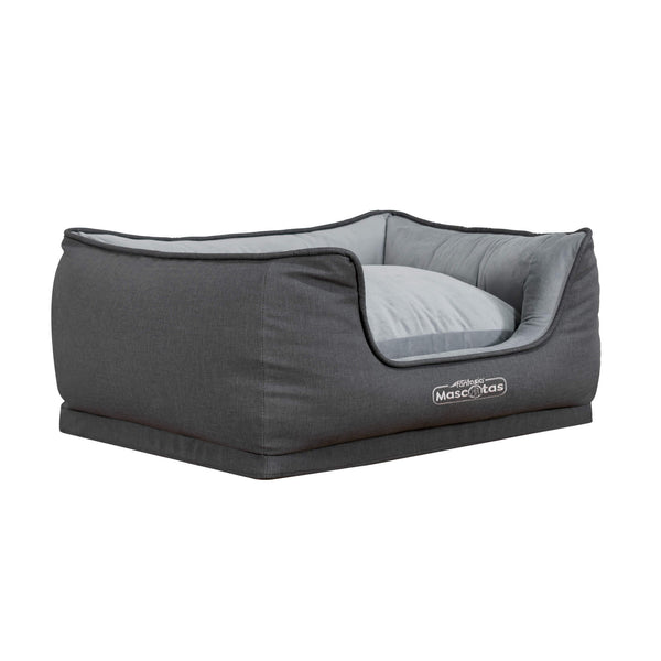 Cama Comfy Luxu 90x62, color Plomo
