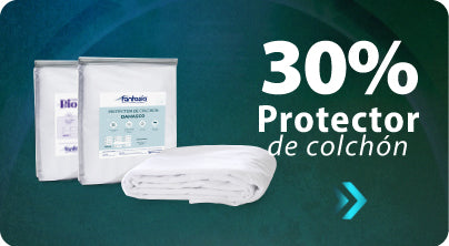30% en protector de colchón