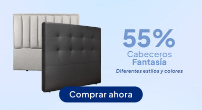 55% en cabeceros Fantasía