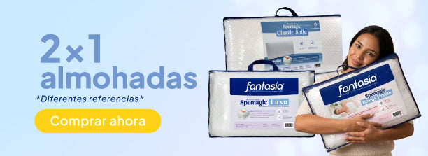 2x1 en almohadas