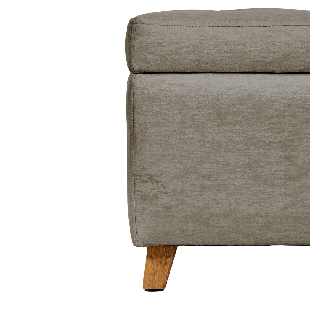 Puff Bodega Rectangular York, color Taupe