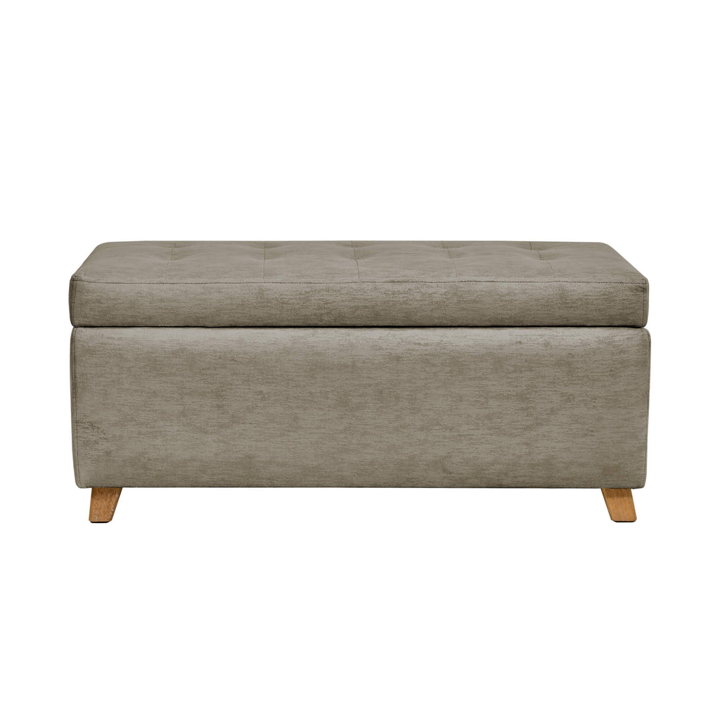 Puff Bodega Rectangular York, color Taupe