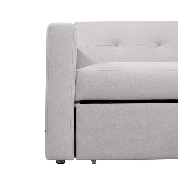 Sofá Cama Berlin Vértigo, color Blanco Puro