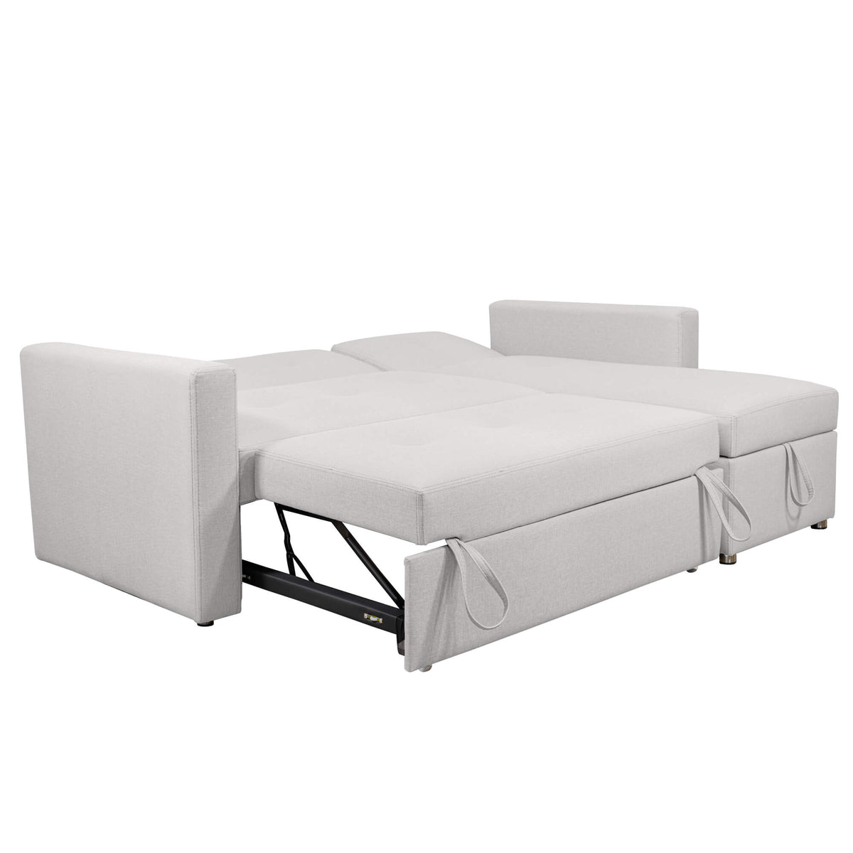 Sofá Cama Berlin Vértigo, color Blanco Puro