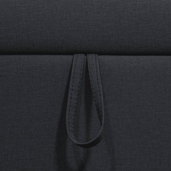 Sofá Cama Berlin Vértigo, color Dark Grey
