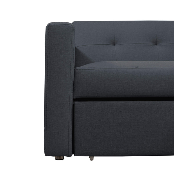 Sofá Cama Berlin Vértigo, color Dark Grey