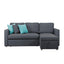 Sofá Cama Berlin Vértigo, color Dark Grey