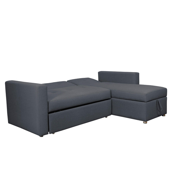 Sofá Cama Berlin Vértigo, color Dark Grey