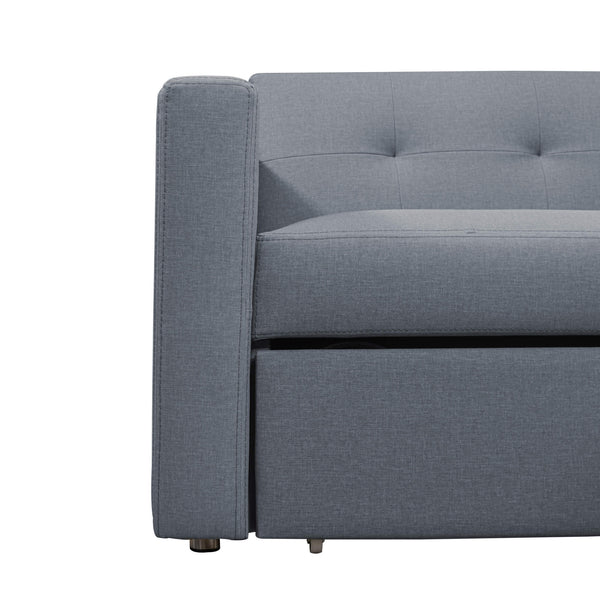 Sofá Cama Berlin Vértigo, color Gris
