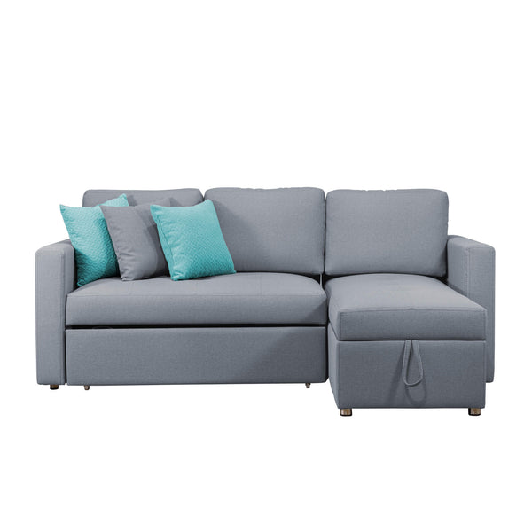 Sofá Cama Berlin Vértigo, color Gris