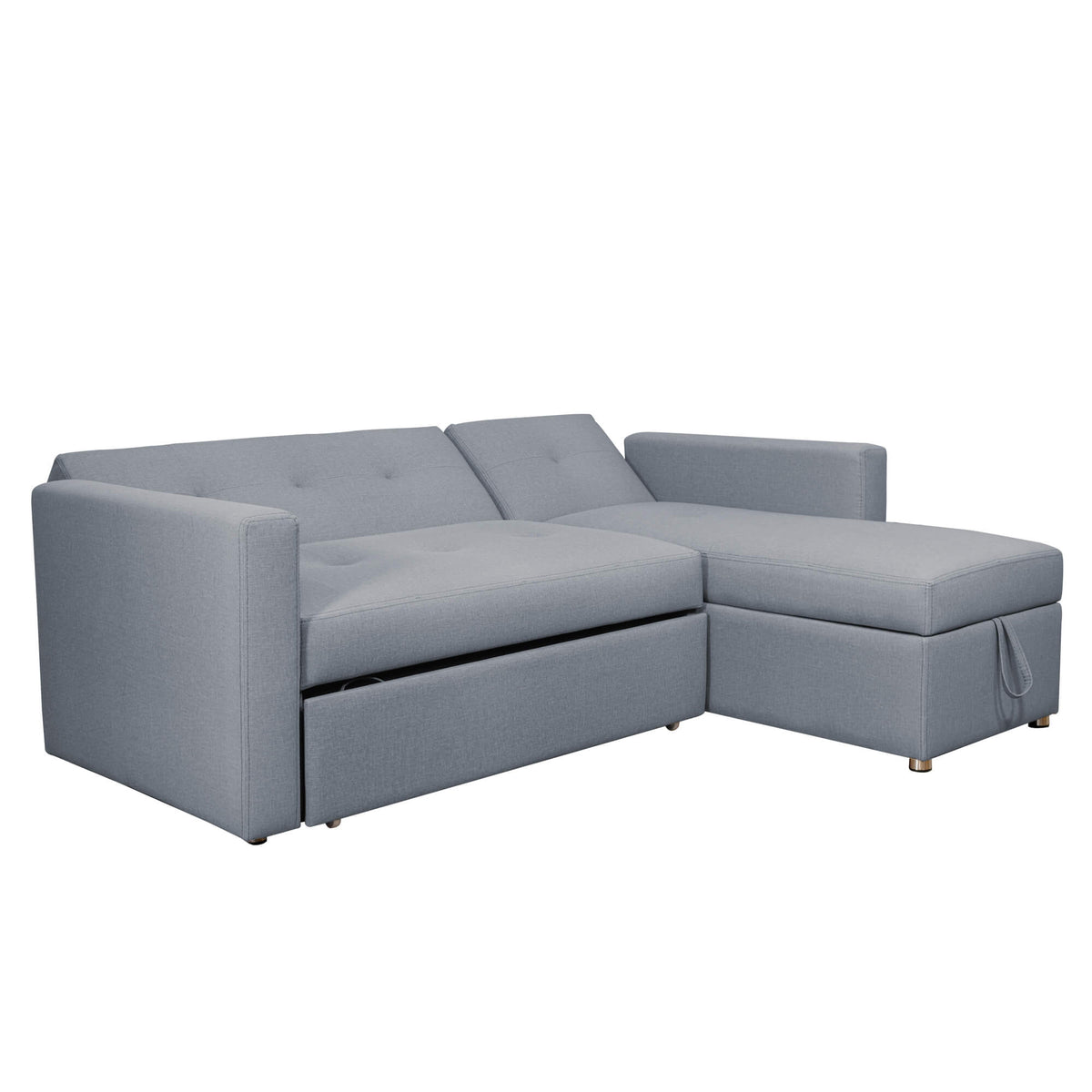 Sofá Cama Berlin Vértigo, color Gris