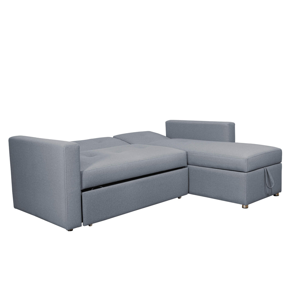 Sofá Cama Berlin Vértigo, color Gris