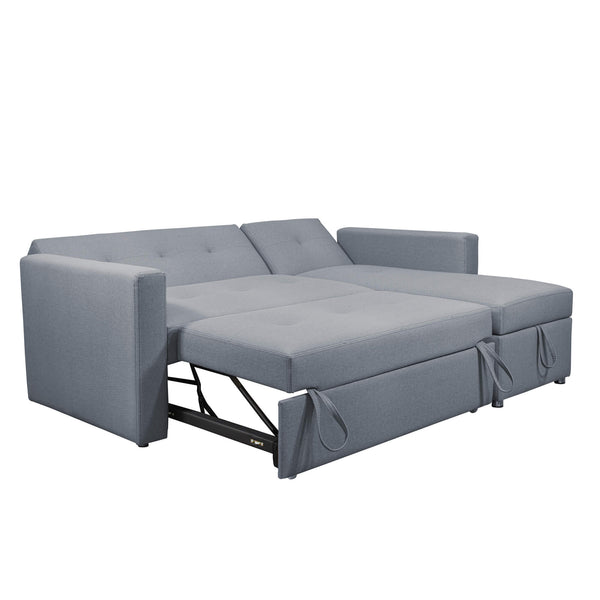 Sofá Cama Berlin Vértigo, color Gris