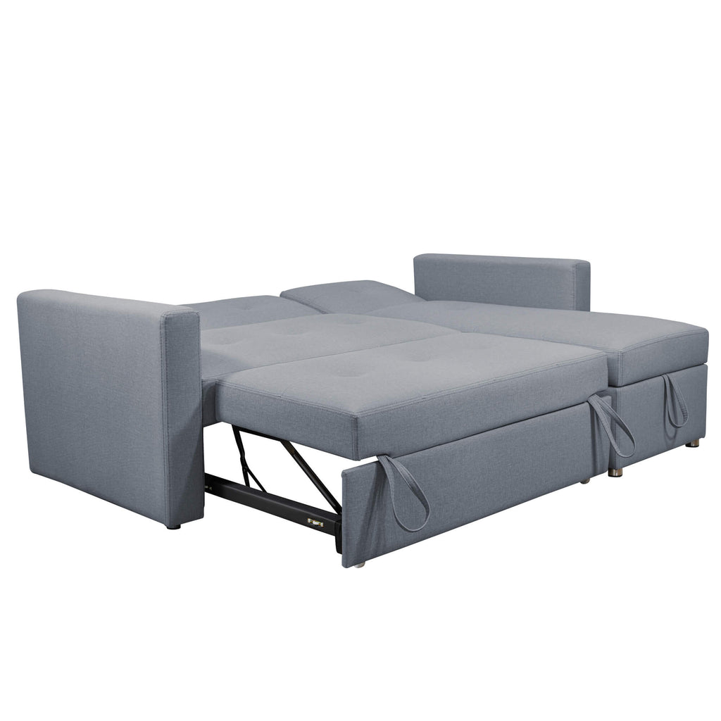 Sofá Cama Berlin Vértigo, color Gris