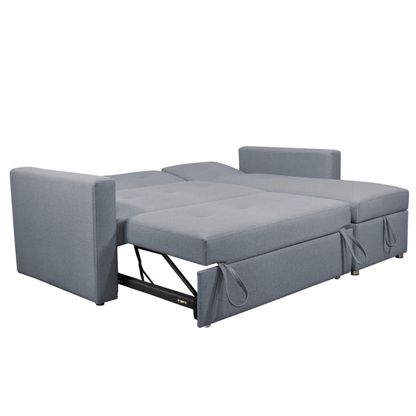 Sofá Cama Berlin Vértigo, color Gris