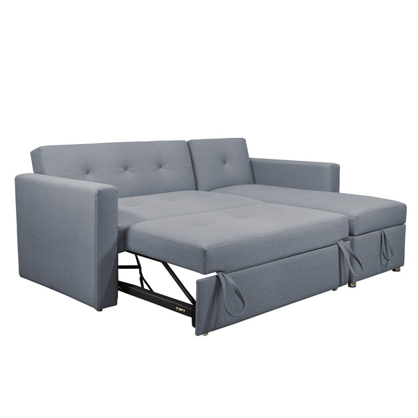 Sofá Cama Berlin Vértigo, color Gris