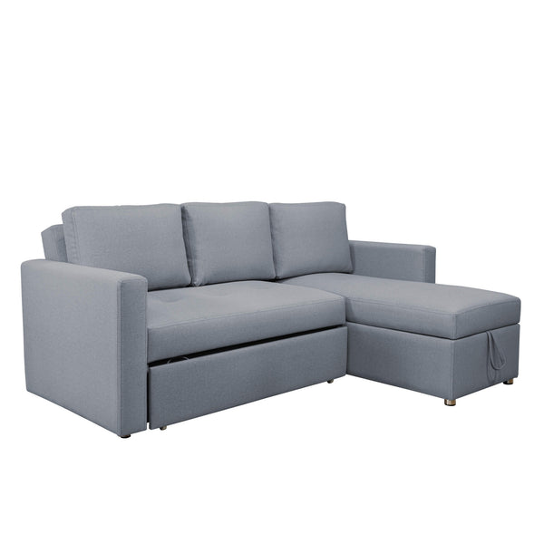 Sofá Cama Berlin Vértigo, color Gris