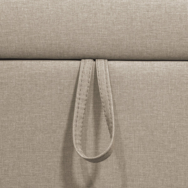 Sofá Cama Berlin Vértigo, color Marfil