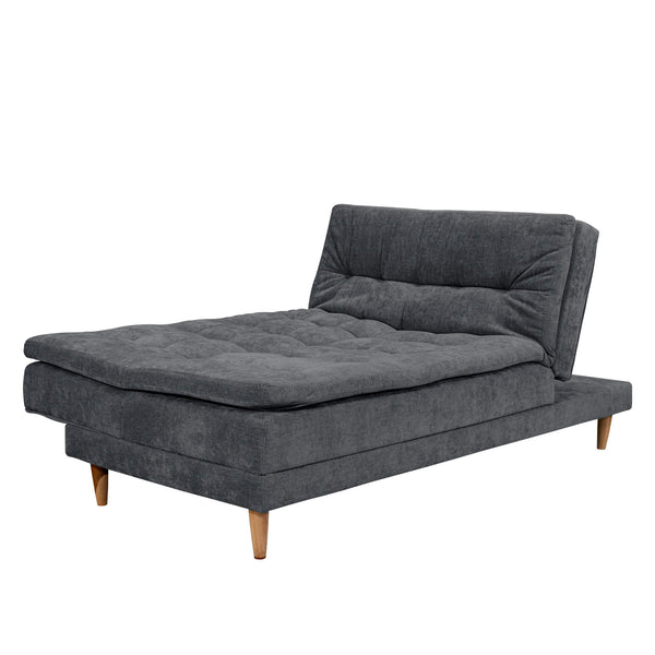 Sofá Cama Grecia Touch, color Plomo
