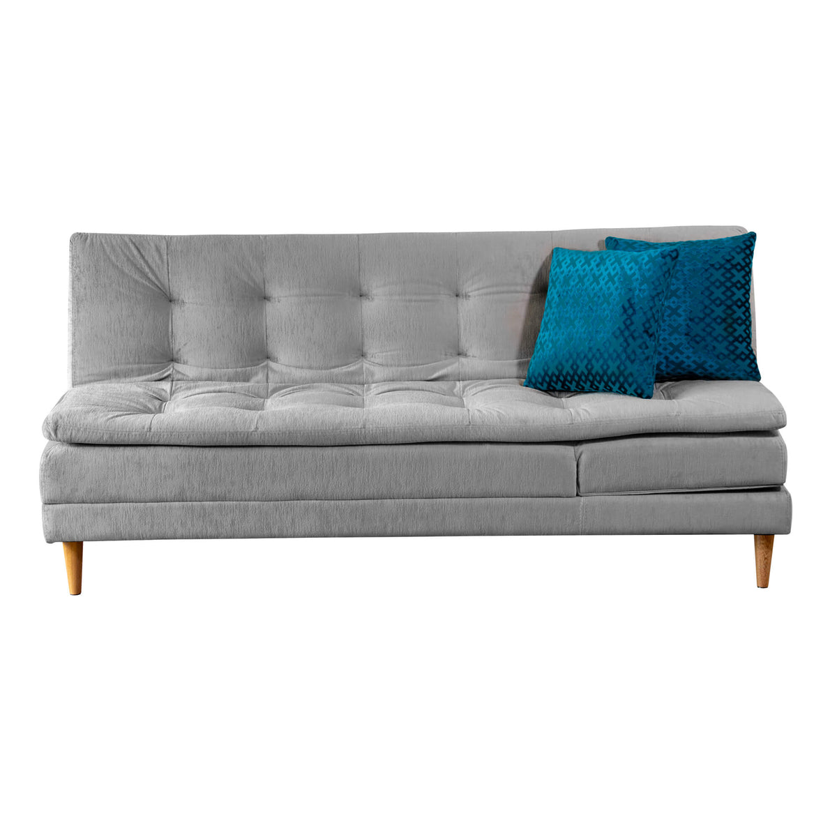 Sofá Cama Grecia York, color Plata Imagen principal del producto