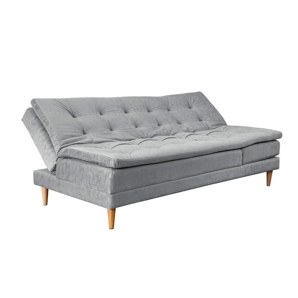 Sofá Cama Grecia York, color Plata