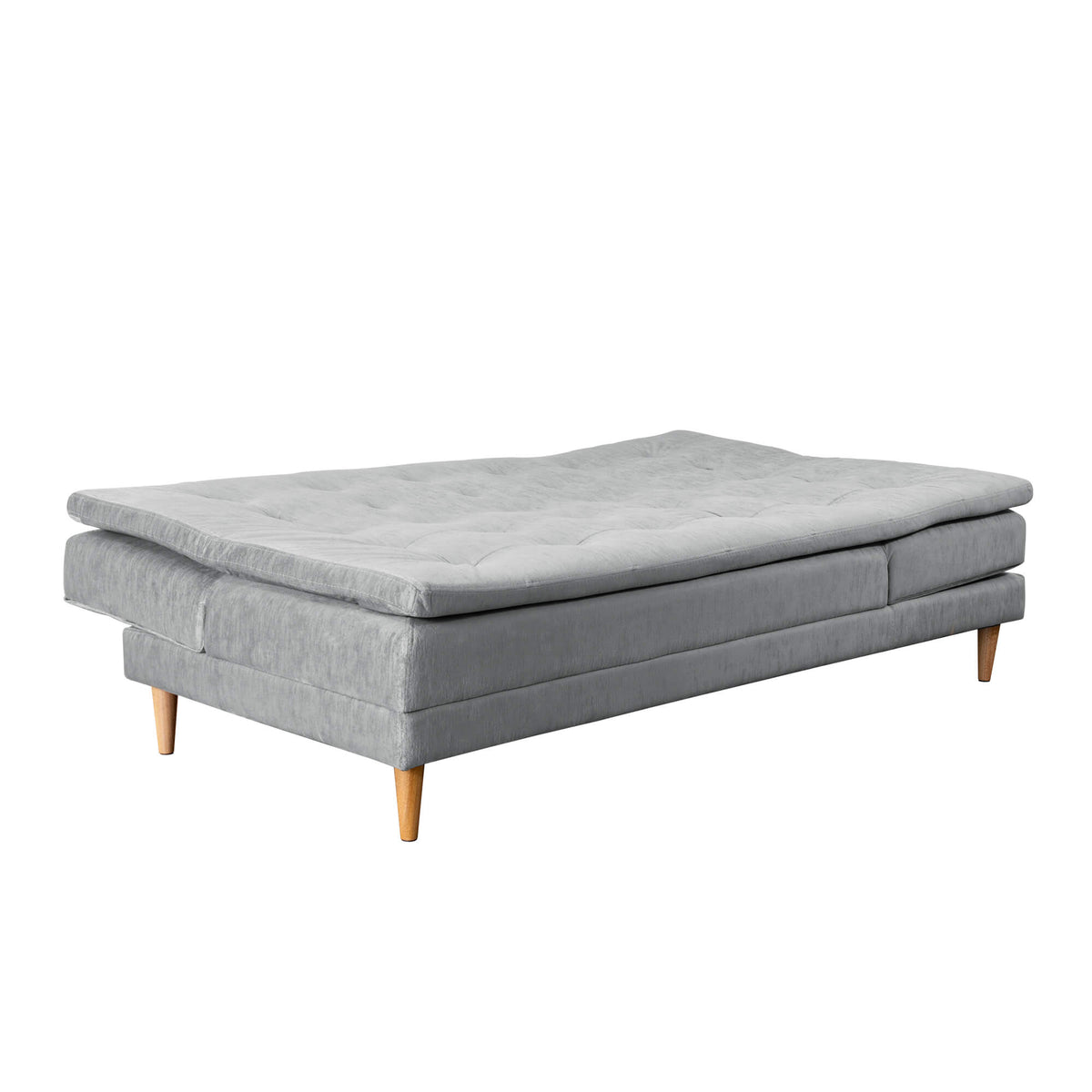 Sofá Cama Grecia York, color Plata
