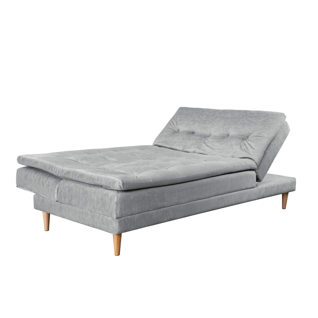 Sofá Cama Grecia York, color Plata