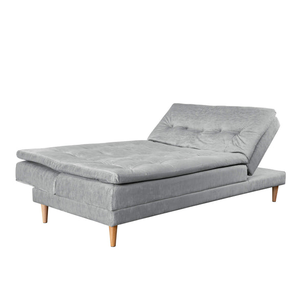 Sofá Cama Grecia York, color Plata
