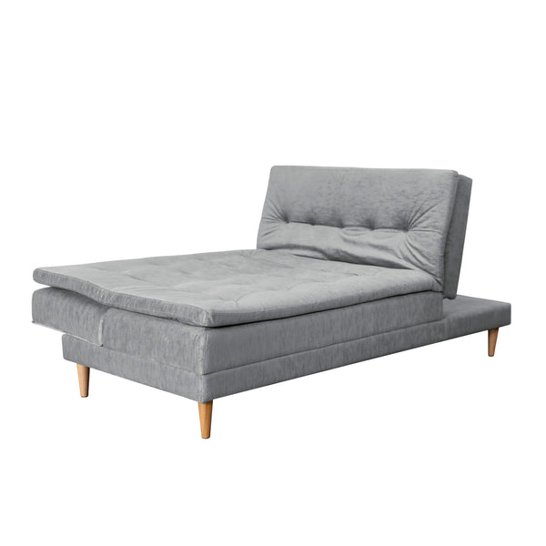 Sofá Cama Grecia York, color Plata